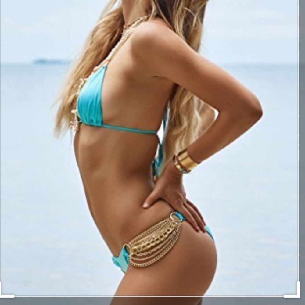 Beach Bunny Ball and Chain Bikini! Bottoms